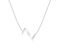 Letter Z Silver Necklace SPE-5540